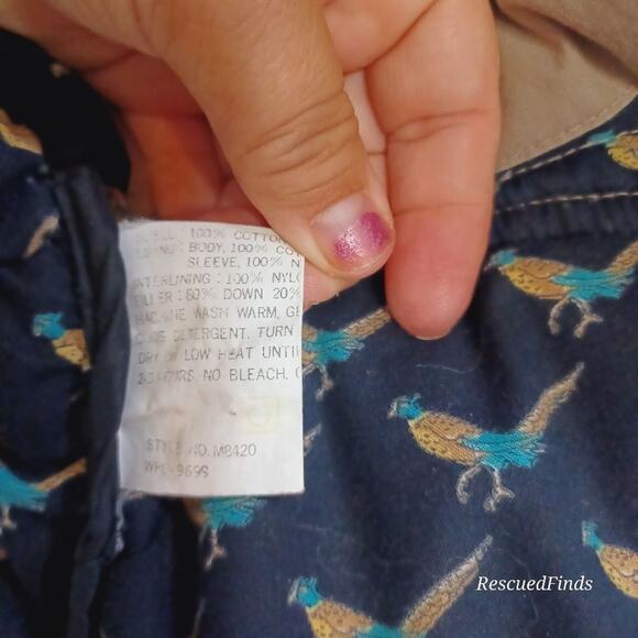 Pacific Trail Tan Puffer Jacket Medium - Picture 9 of 14